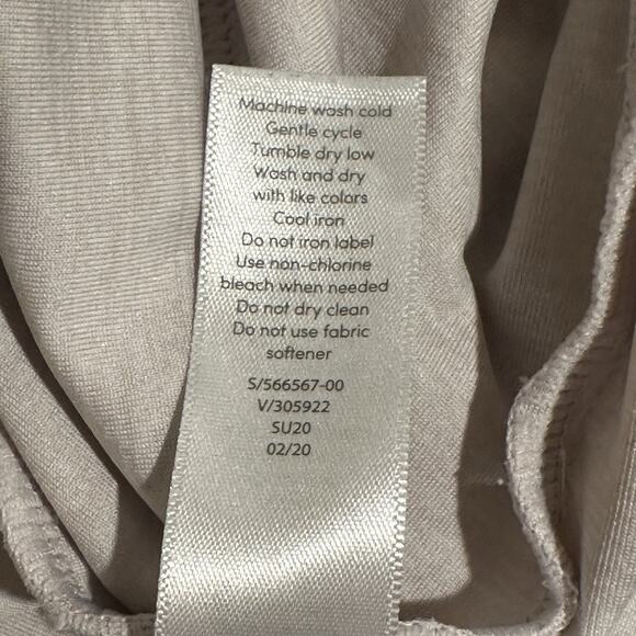 Athleta Crosscurrent Cover Up Dress M Gray Lounge Travel Drawstring Waist Tunic - Picture 12 of 14